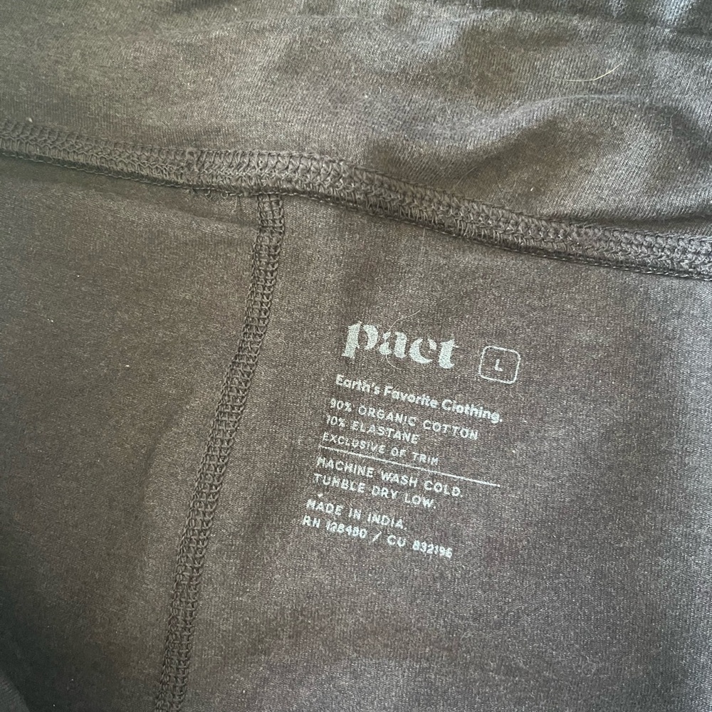 Pact Organic Heathered Brown Skort Size Large - Picture 4 of 6